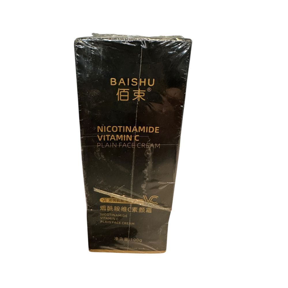 BAISHU Nicotinamide Vitamin‎ C Face Cream Brightening Moisturizing Skincare 100g